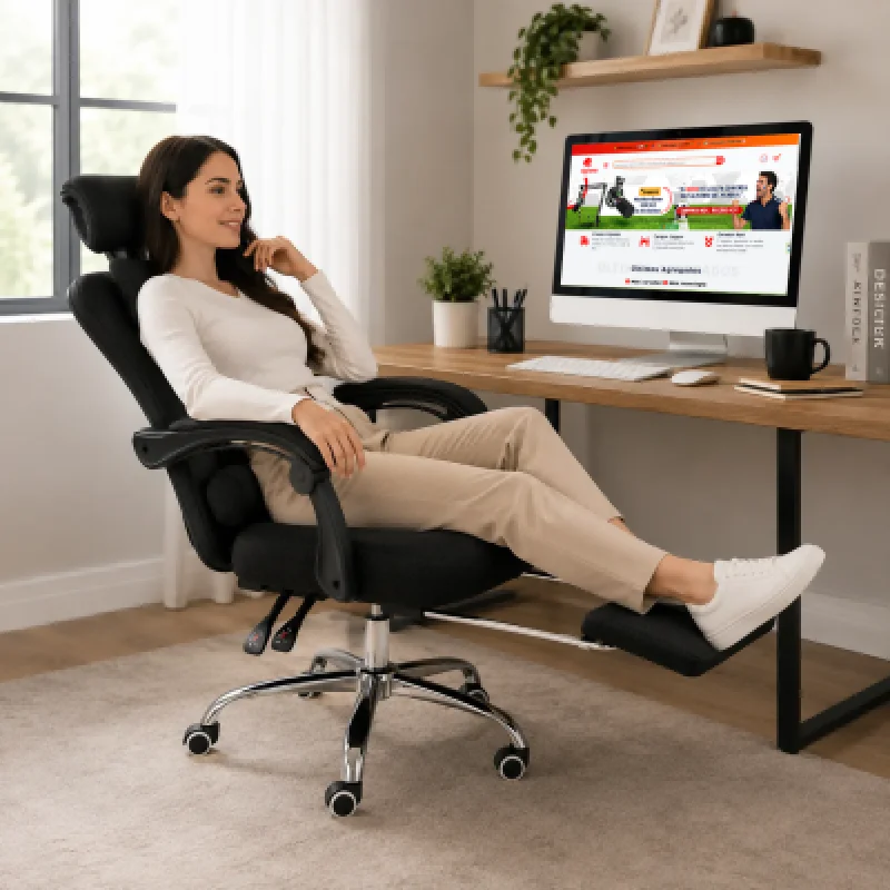 Silla Gamer Ergonómica TotalGamer Reclinable 180° | Oficina y Juegos
