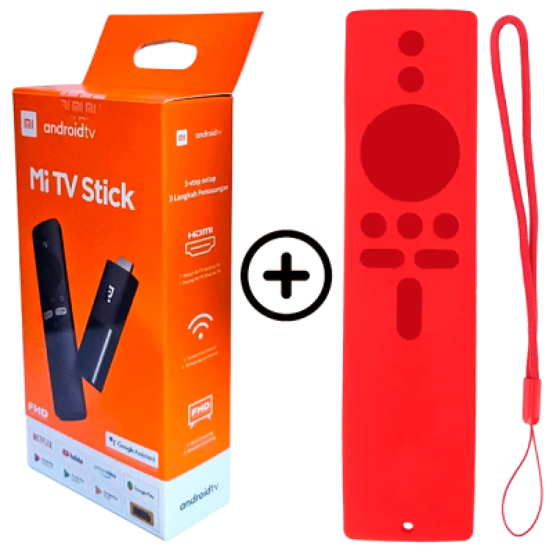 Xiaomi Mi TV Stick Full HD + Funda Protectora de Silicona para Control Remoto