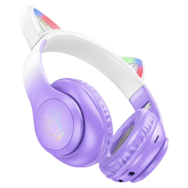 Auriculares Inalámbricos Hoco W42   Orejas de Gato LED