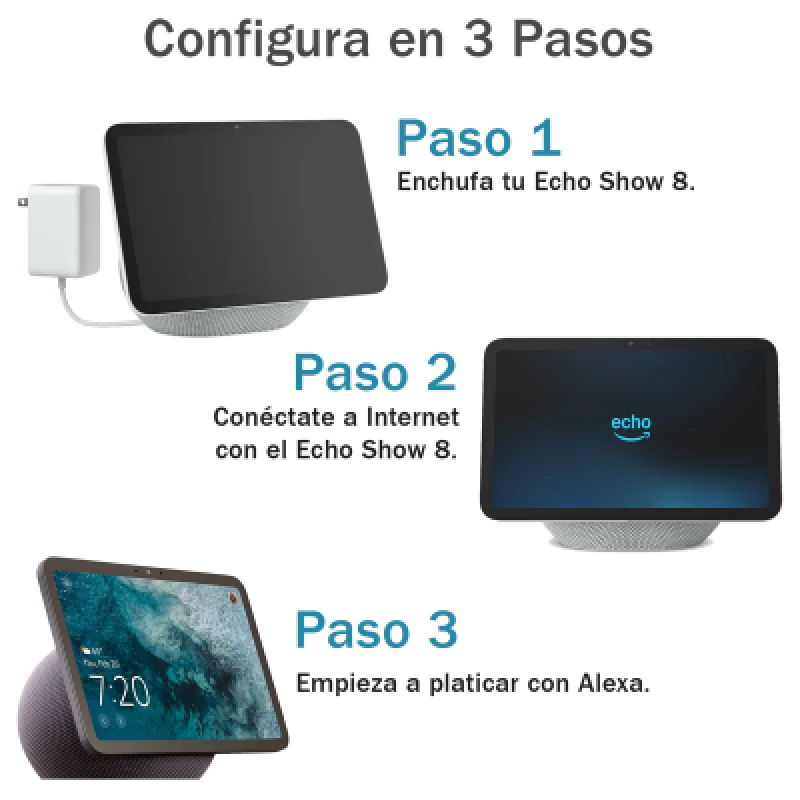 Amazon Echo Show 8 Pantalla Inteligente HD 8.7" con Alexa+ ✨