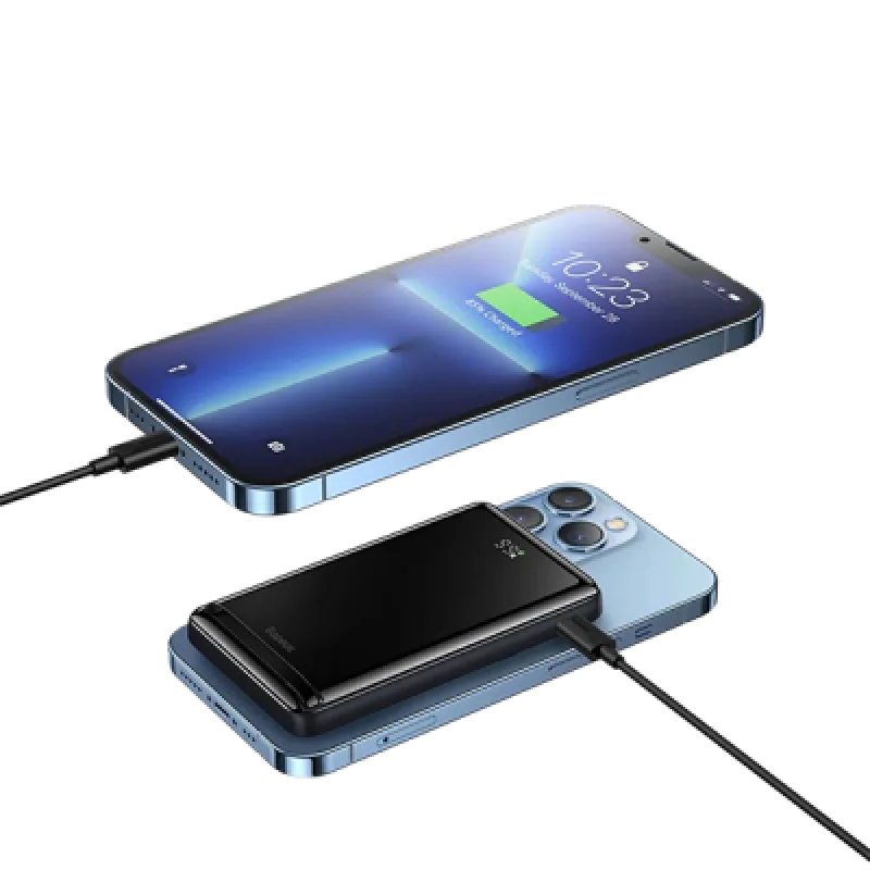 Cargador Inalámbrico Power Bank Baseus 20W 10000mAh | Carga rápida para celular