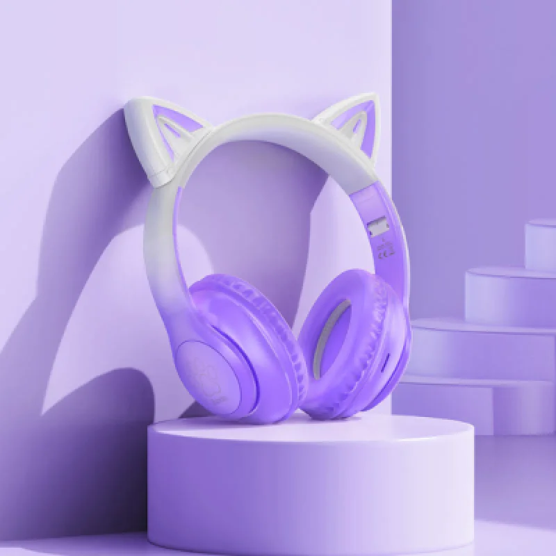 Auriculares Inalámbricos Hoco W42   Orejas de Gato LED