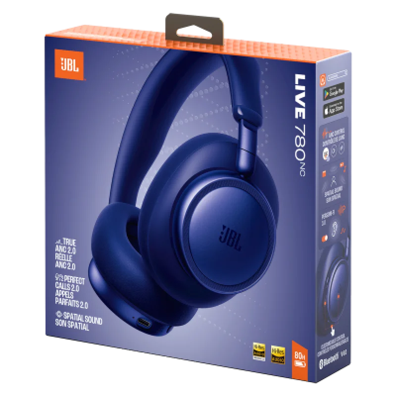 🎧 JBL Live 780NC: Audífonos Bluetooth con ANC | 80 h