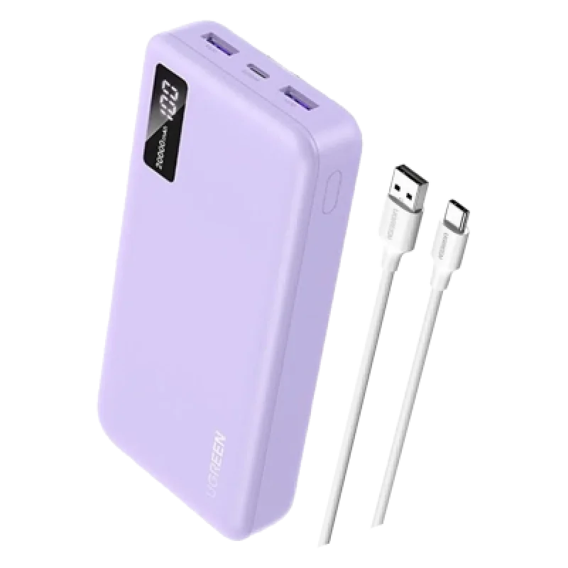 Baterias Portátiles UGREEN 20000mAh Carga Rápida 22.5W⚡