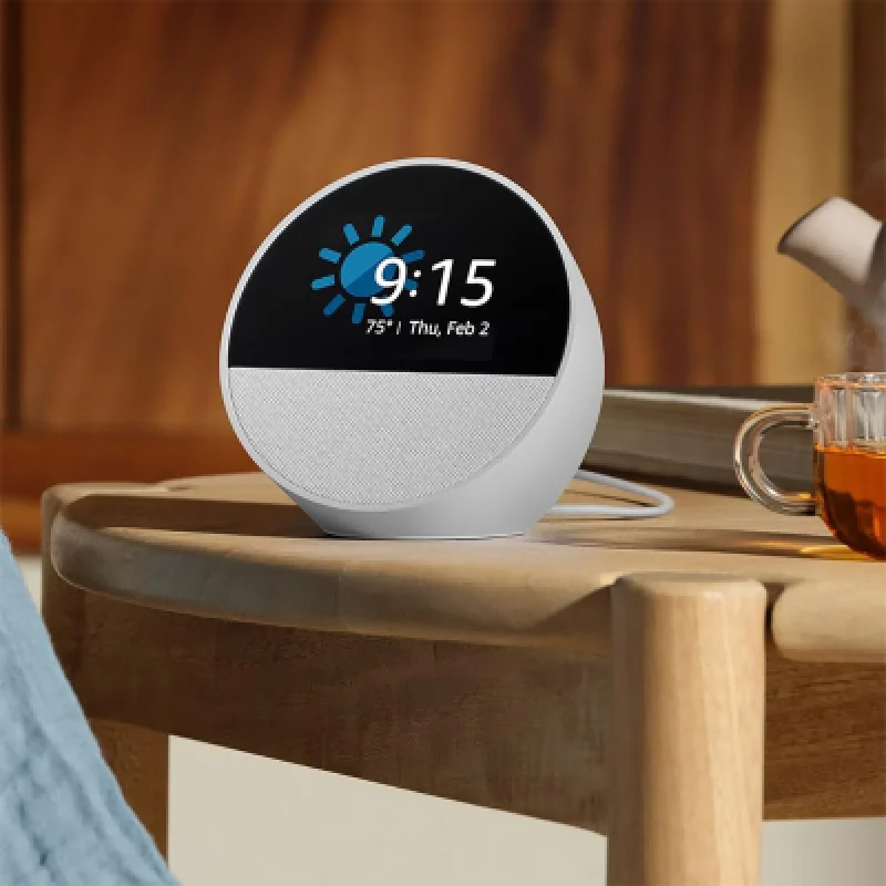 🌟 Amazon Echo Spot Perú: Despertador Inteligente con Alexa ⏰ Bluetooth