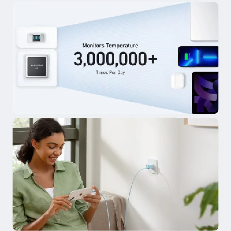 Cargadores Rápidos Anker 511 Nano 3 30W USB-C y lightning