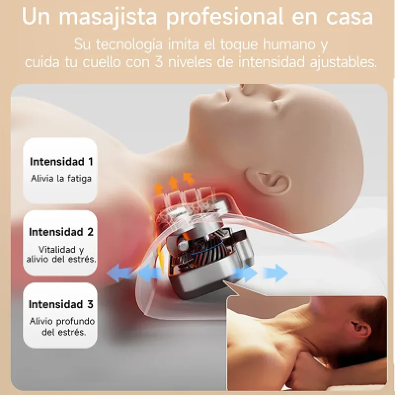 Almohada Masajeadora Bomidi MP1 PRO 3D Inalámbrica | 3 Niveles