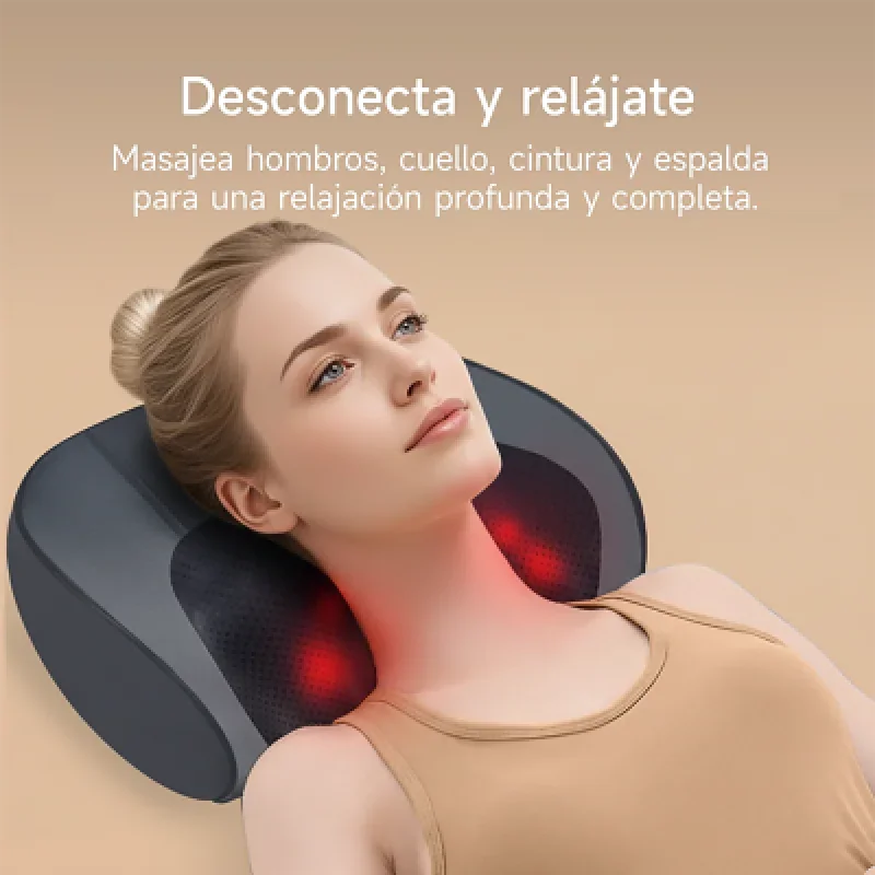 Almohada Masajeadora Bomidi MP1 PRO 3D Inalámbrica | 3 Niveles