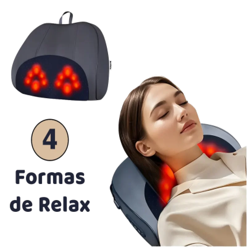 Almohada Masajeadora Bomidi MP1 PRO 3D Inalámbrica | 3 Niveles
