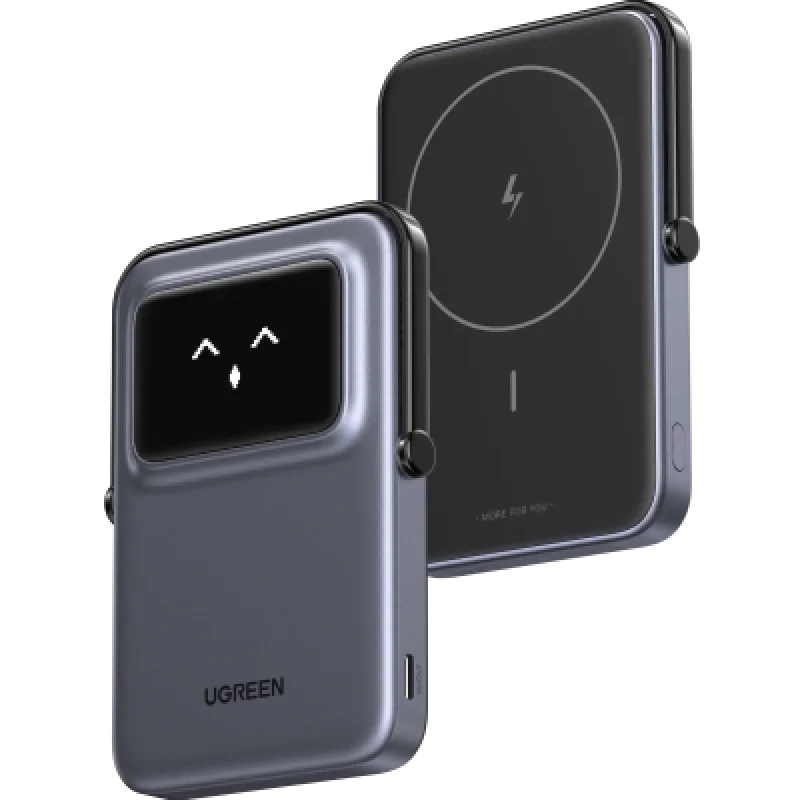 Ugreen Power Bank Inalámbrico 10000mah 20w Pd 7.5w Qi 45327 Color Plateado⚡