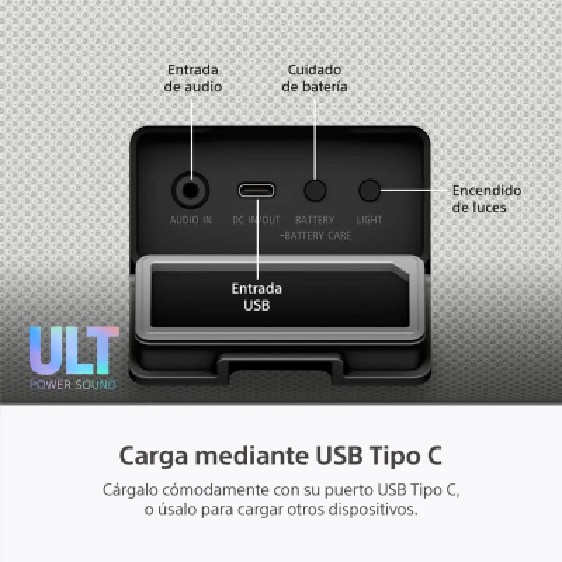 Parlantes Sony SRS-ULT50 Waterproof 25h Bluetooth | ULT FIELD 5