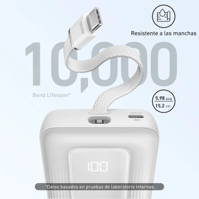 🔋 Power Bank Anker Zolo 20000mAh 30W USB-C | Carga Rápida