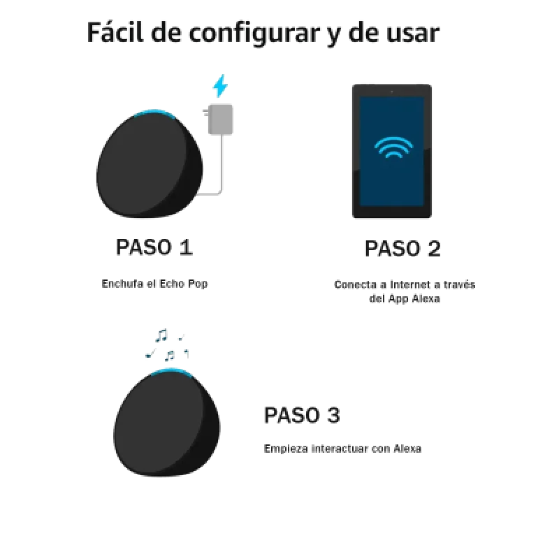 🎵 Amazon Echo Pop con Alexa | Parlante Inteligente ✨
