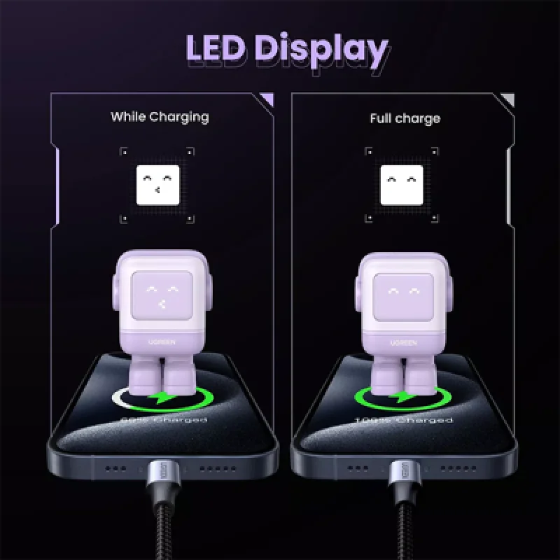 Cargador Rápido UGREEN Uno Robot 30W✨
