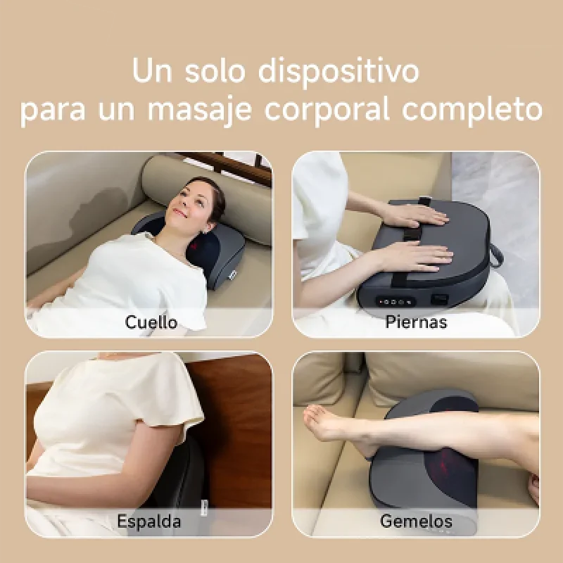 Almohada Masajeadora Bomidi MP1 PRO 3D Inalámbrica | 3 Niveles