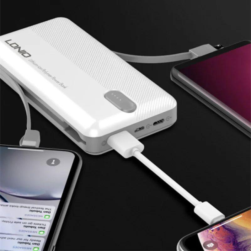 Power Bank LDNIO 20000mAh PL2014 Carga Rápida 3 Salidas