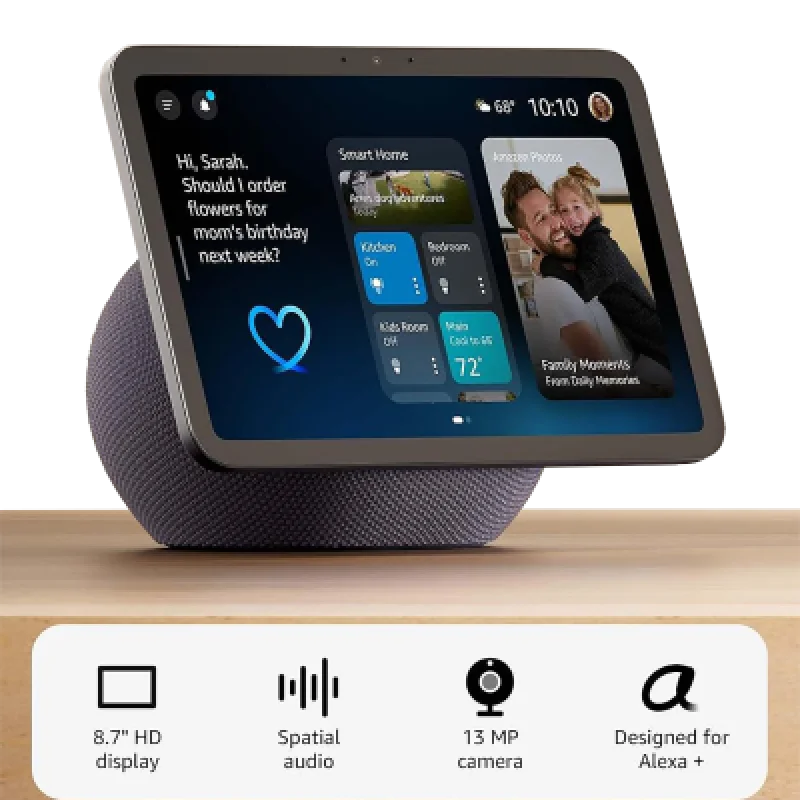 Amazon Echo Show 8 Pantalla Inteligente HD 8.7" con Alexa+ ✨
