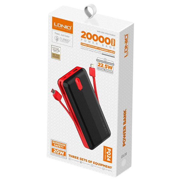 Batería Externa Power Bank LDNIO 22.5W 20000mAh