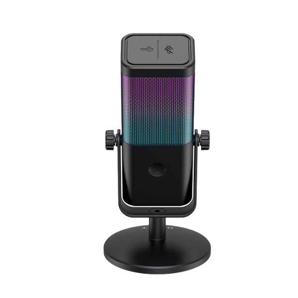 Micrófono Havit GK65 RGB – Micrófono USB con Luz Blanca