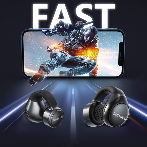 Audífonos Inalámbricos Lenovo X20 Clip ThinkPlus | Conectividad Bluetooth, Sonido de Alta Calidad y Carga Rápida